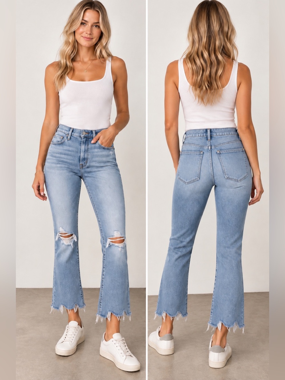 MOTHER The Hustler Ankle Chew Petal Plucker Jeans Size 25